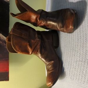 Ariat leather boots, men's 11